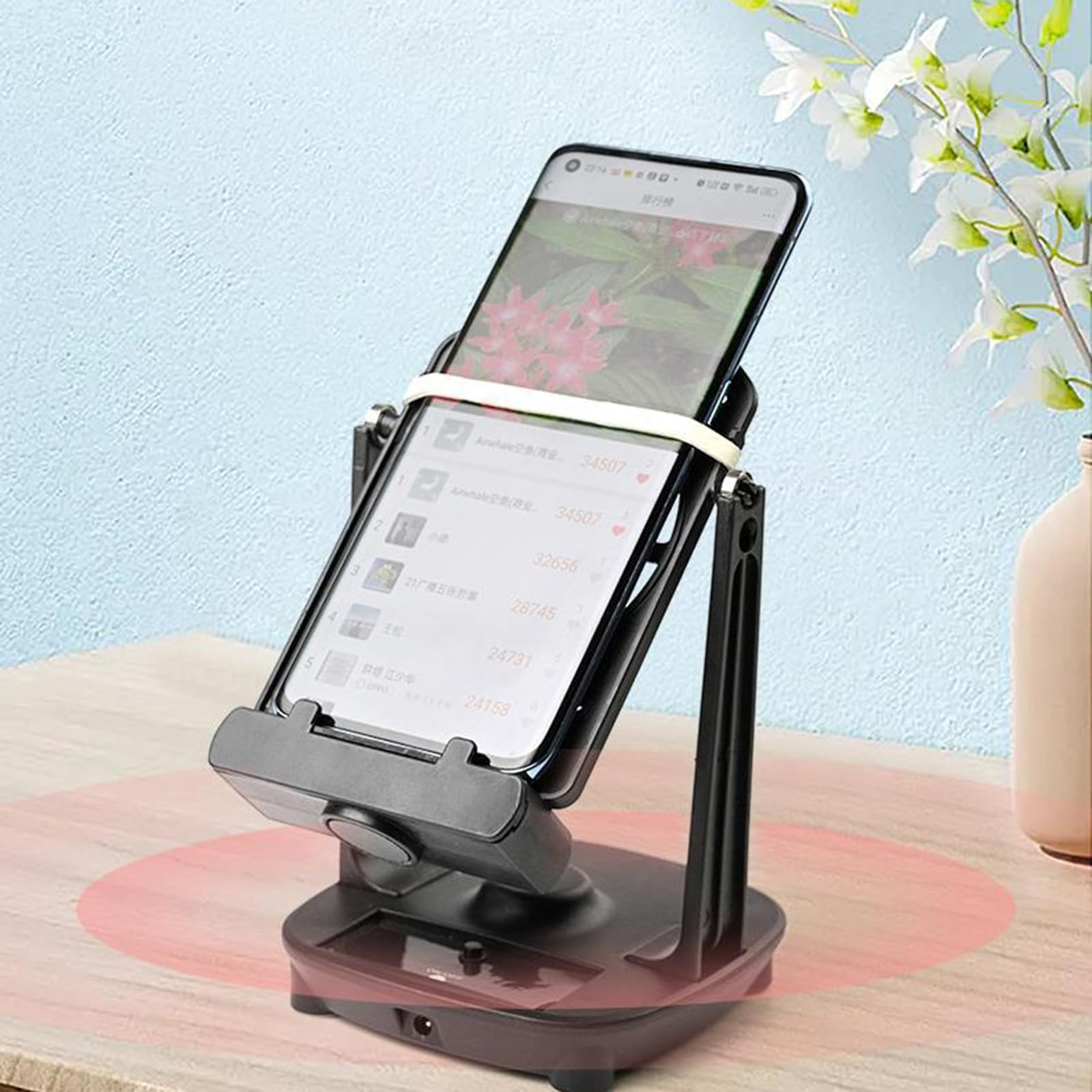 Amazon.co.jp: スマホ振り子 回転スイング USB給電 2台同時使用 振り子